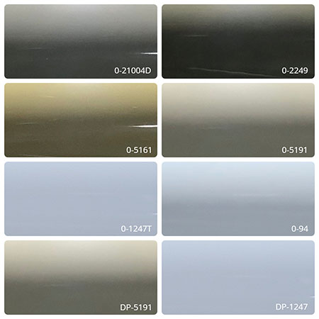 Glänzende Serie in Weiß, Grau und Beige - DP-1247, DP-5191, 0-94, 0-1247T, 0-5191, 0-5161, 0-2249, 0-21004D