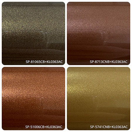 Alloy Powder Coating Orange SP Series (2-Coat) - SP-5741CNB+KL0363AC, SP-51006CB+KL0363AC, SP-8713CNB+KL0363AC, SP-81065CB+KL0363AC