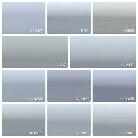 Gloss White Series - K-1204T, K-1206T, K-10033, K-1632(new), K-1205T, K-10258T, K-1293T, 127, K-5630, 0-94, 0-1247T