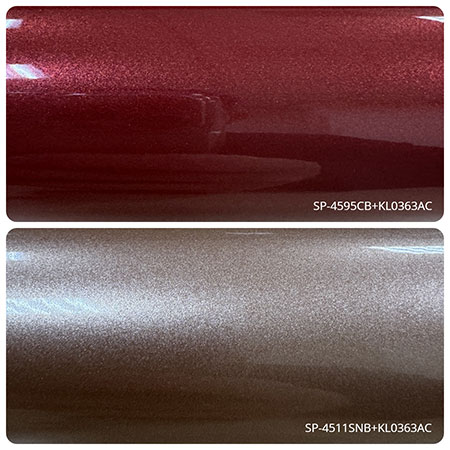 Alloy Powder Coating Red SP Series (2-Coat) - SP-4511SNB+KL0363AC, SP-4595CB+KL0363AC