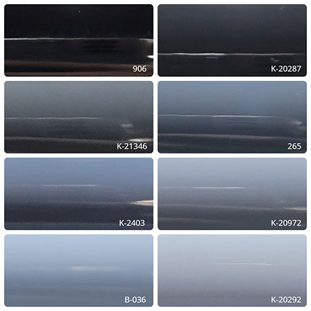 Gloss Gray Series - K-20292, B-036, K-20972, K-2403, 265, K-21346, K-20287, 906